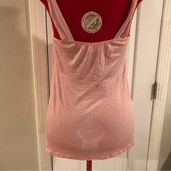 2 FOR $20 Y2K Pink Tank Top With 3D Flowers And Rhinestone Beaded Embellishments - Picture 8 of 10